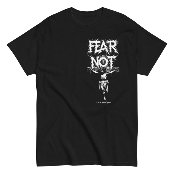 Fear Not Jesus on the Cross Tee - Psalms and Silk Collection