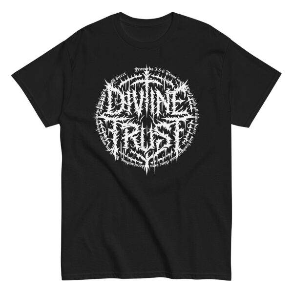 Divine Trust Grindcore Logo Tee - Proverbs 3:5-6 Edition