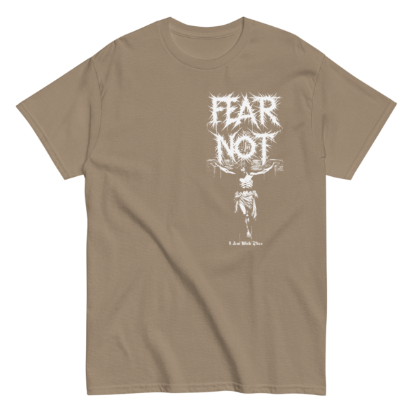 Fear Not Jesus on the Cross Tee - Psalms and Silk Collection - Image 7