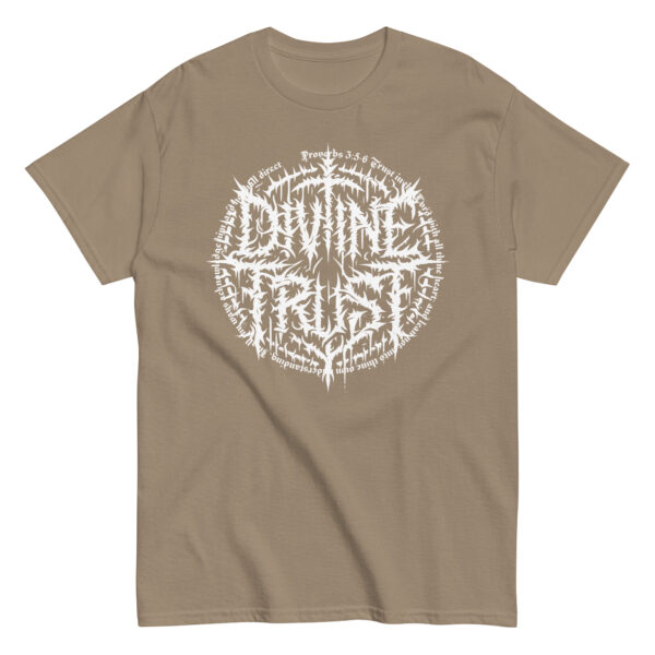 Divine Trust Grindcore Logo Tee - Proverbs 3:5-6 Edition - Image 7