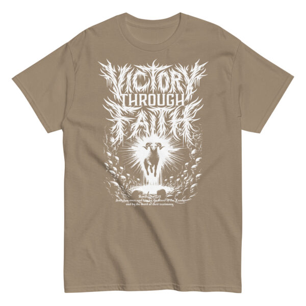 Victory Through Faith Tee - Revelation 12:11 Inspired - Image 7