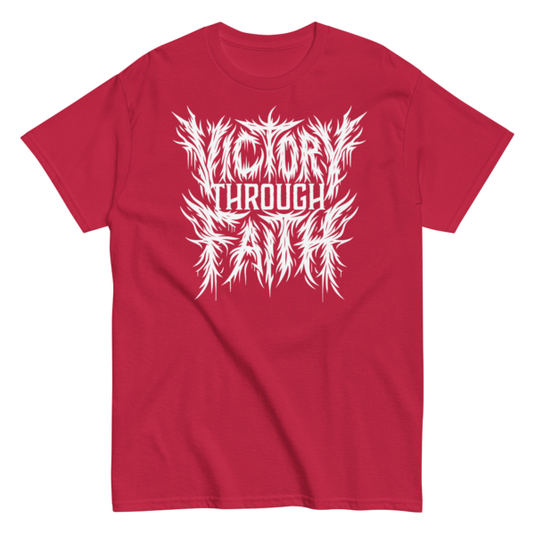 Victory Through Faith Grindcore Logo Tee - Image 5