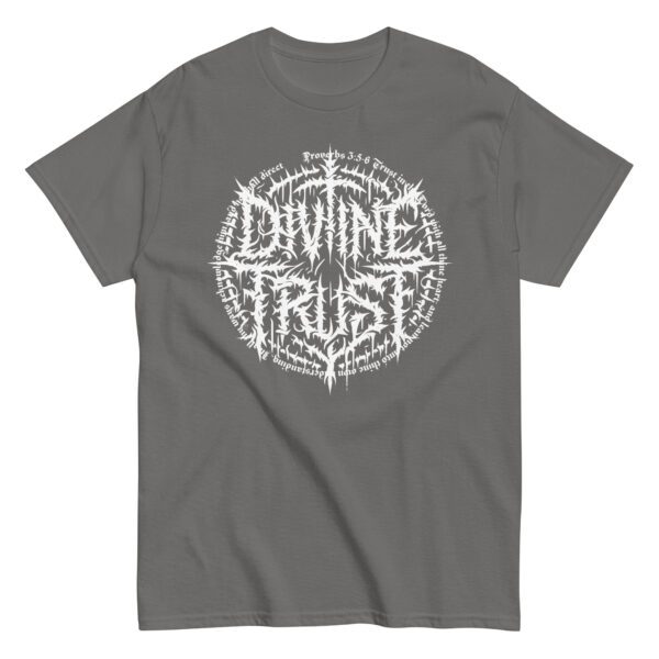Divine Trust Grindcore Logo Tee - Proverbs 3:5-6 Edition - Image 6