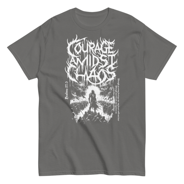 Courage Amidst Chaos Tee - Psalm 27:3 Inspired - Image 4