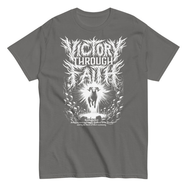 Victory Through Faith Tee - Revelation 12:11 Inspired - Image 6