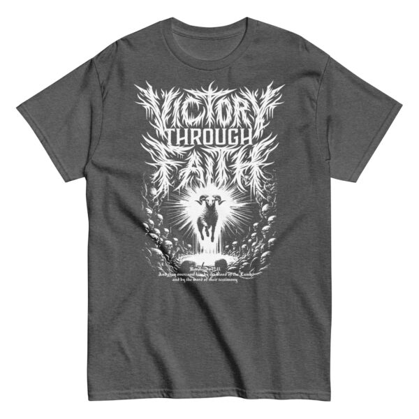 Victory Through Faith Tee - Revelation 12:11 Inspired - Image 5