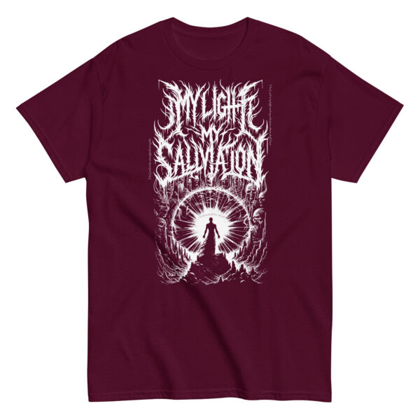 Divine Light Warrior Tee - Psalm 27:1 Inspiration - Image 2