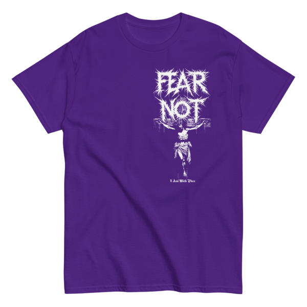 Fear Not Jesus on the Cross Tee - Psalms and Silk Collection - Image 4