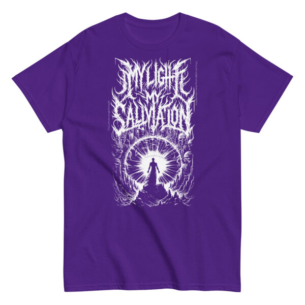 Divine Light Warrior Tee - Psalm 27:1 Inspiration - Image 4