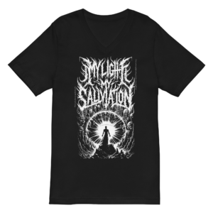 Divine Light Warrior V-Neck Tee - Women's Psalm 27:1 Inspired